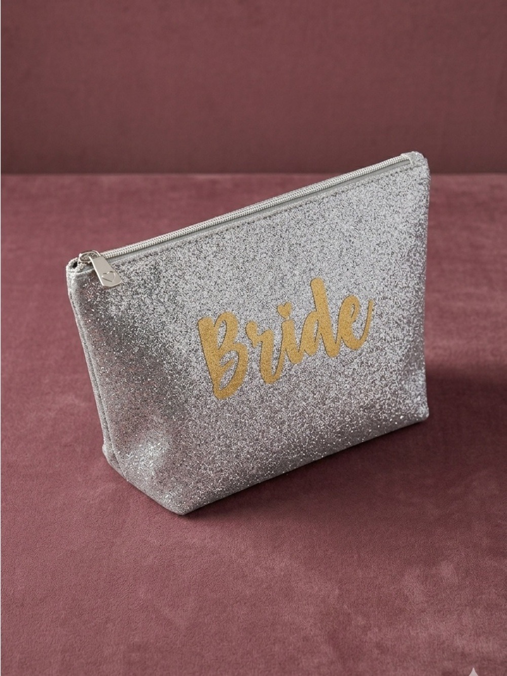 Bride Glitter Makeup Bag New wristlet